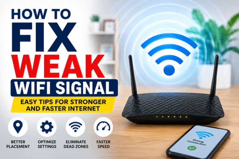 How to Fix Weak WiFi Signal