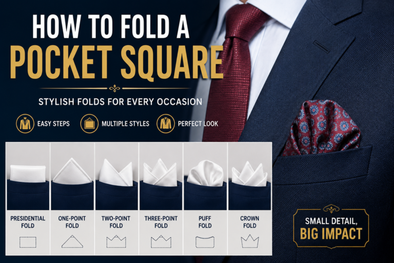 How to Fold a Pocket Square