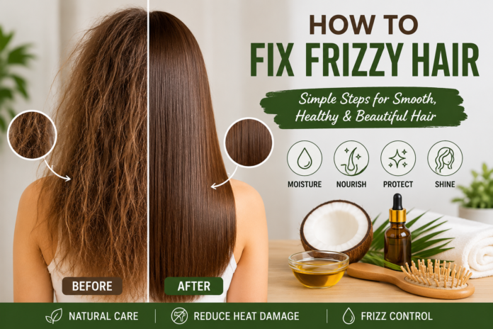 How to Fix Frizzy Hair How to Fix Frizzy Hair