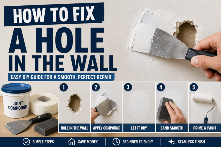 How to Fix a Hole in the Wall