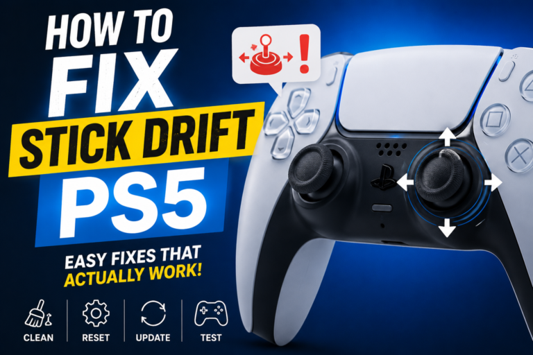 How to Fix Stick Drift PS5