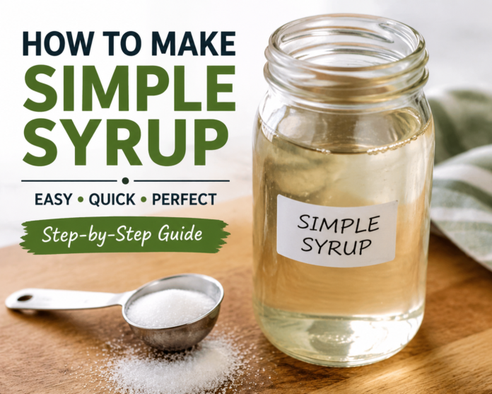 How to Make Simple Syrup