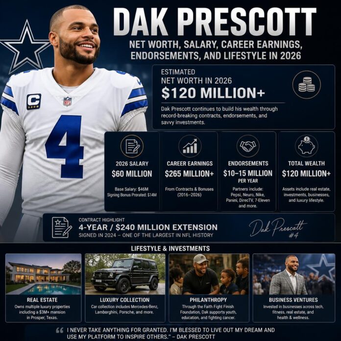 Dak Prescott Net Worth Dak Prescott Net Worth
