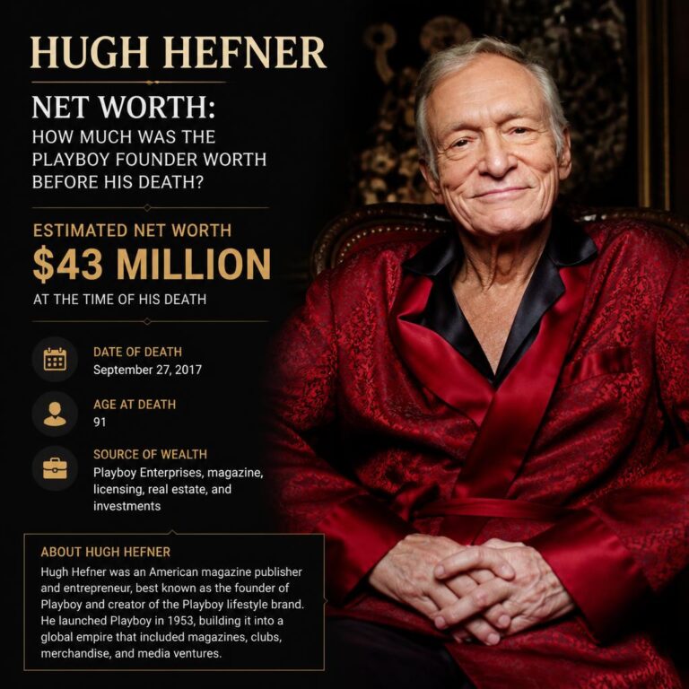 Hugh Hefner Net Worth