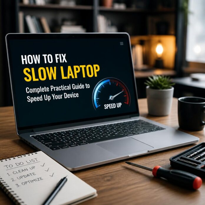 how to fix slow laptop
