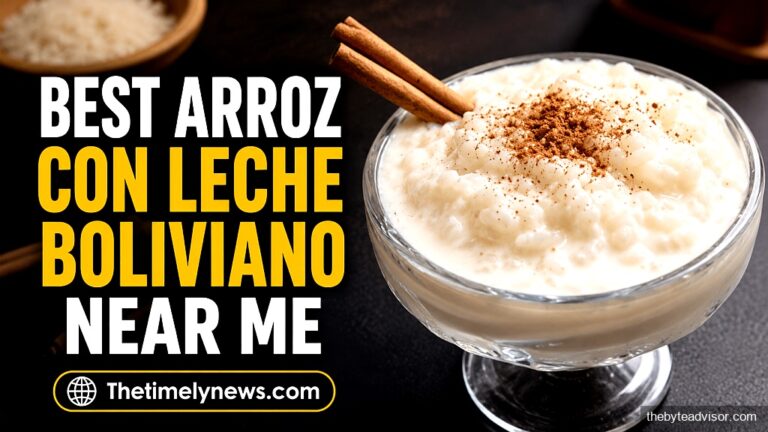 Ultimate Guide to Finding the Best Arroz Con Leche Boliviano Near Me
